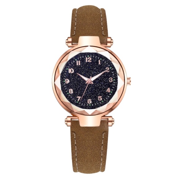 *AOIFE* Brown x Rose Gold Chic Fashion Quartz Watch - Picture 1 of 1
